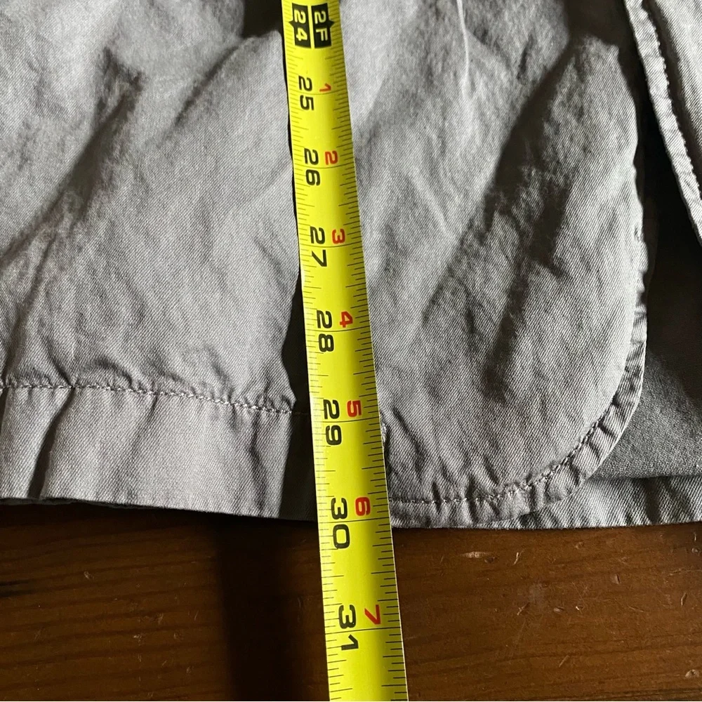 Monarchy Men’s Gray Cotton Metal Canvas Button Jacket Pockets Lined Y2K Size XL - Picture 14 of 14